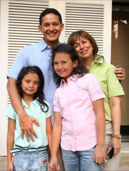 Disfrutando con la familia