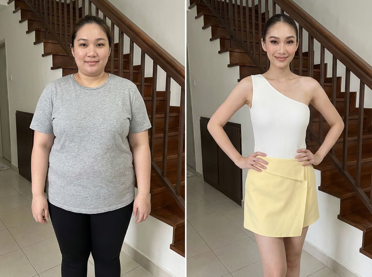 Hasil penurunan berat